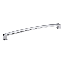 Milan 1 Cabinet Pull 12 inch Center to Center, Polished Chrome