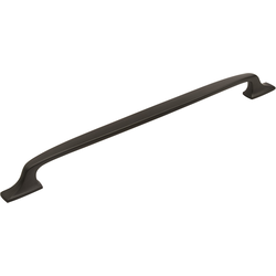 Highland Ridge 18 Inch Center to Center Transitional Appliance Pull, Black Bronze