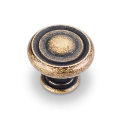 10% OFF Bremen 1 1-1/4 Inch Diameter Antique Brass Machined Dull Cabinet Knob