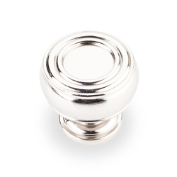 Bremen 2 1-3/16 Inch Diameter Polished Nickel Cabinet Knob
