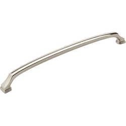 Revitalize 18 Inch Center to Center Traditional Appliance Pull, Polished Nickel