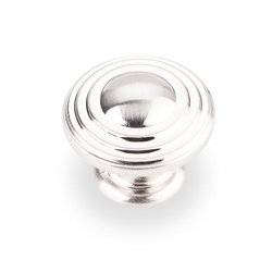 Bremen 2 1-1/4 Inch Diameter Satin Nickel Cabinet Knob