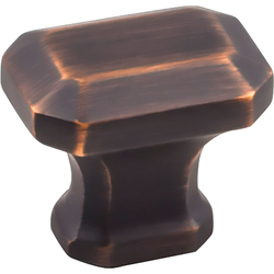 Ella 1-1/4 Inch Diameter Brushed Oil Rubbed Bronze Cabinet Knob