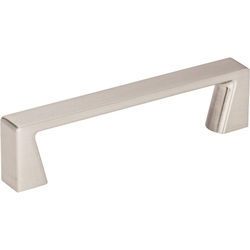 Boswell 3-3/4 Inch Center to Center Satin Nickel Cabinet Pull