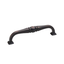 Katharine 5-1/16 Inch Center to Center Brushed Oil Rubbed Bronze Cabinet Pull