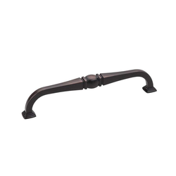 Katharine 6-5/16 Inch Center to Center Brushed Oil Rubbed Bronze Cabinet Pull