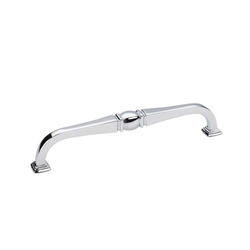 Katharine 6-5/16 Inch Center to Center Polished Chrome Cabinet Pull