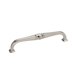 Katharine 6-5/16 Inch Center to Center Satin Nickel Cabinet Pull