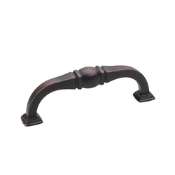 Katharine 3-3/4 Inch Center to Center Brushed Oil Rubbed Bronze Cabinet Pull