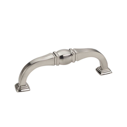 Katharine 3-3/4 Inch Center to Center Satin Nickel Cabinet Pull