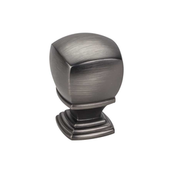 Katharine 1 Inch Diameter Brushed Pewter Cabinet Knob