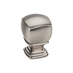 Katharine 1 Inch Diameter Satin Nickel Cabinet Knob