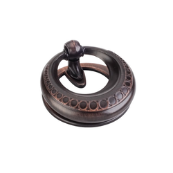 Symphony 2 Inch Diameter Dark Brushed Antique Copper Cabinet Knob