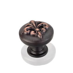 Lafayette 1-3/8 Inch Diameter Dark Brushed Antique Copper Cabinet Knob