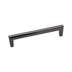 Lexa 5-1/16 Inch Center to Center Black Nickel Cabinet Pull