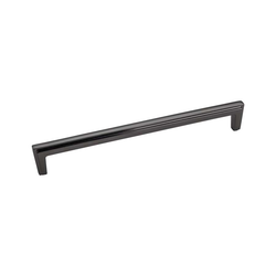 Lexa 7-9/16 Inch Center to Center Black Nickel Cabinet Pull