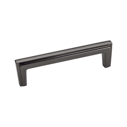 Lexa 3-3/4 Inch Center to Center Black Nickel Cabinet Pull