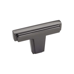 Lexa 2 Inch Diameter Black Nickel Cabinet Knob