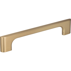 Leyton 5-1/16 Inch Center to Center Satin Bronze Cabinet Pull