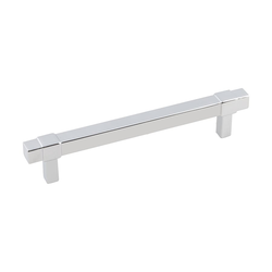 Zane Pull 5-1/16 inch Center to Center Polished Chrome