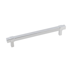 Zane Pull 6-5/16 inch Center to Center Polished Chrome
