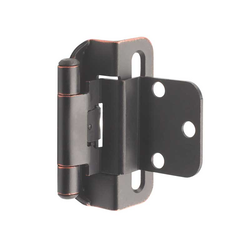 Partial Wrap 3/8 inch Inset Hinge Oil Rubbed Bronze, Per Pair