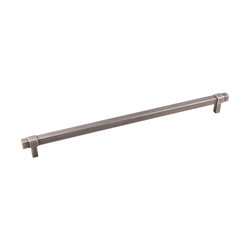 Zane Pull 12 inch Center to Center Brushed Pewter