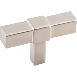 Zane 2 Inch Diameter Satin Nickel Cabinet Knob