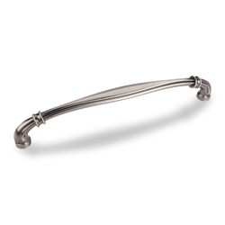Lafayette 12 Inch Center to Center Bright Nickel Brushed with Dull Lacquer Cabinet Pull