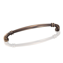 Lafayette 6-5/16 Inch Center to Center Antique Brushed Satin Brass Cabinet Pull