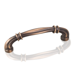 Lafayette 3-3/4 Inch Center to Center Antique Brushed Satin Brass Cabinet Pull