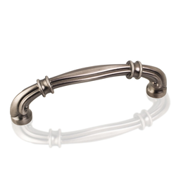 Lafayette 3-3/4 Inch Center to Center Bright Nickel Brushed with Dull Lacquer Cabinet Pull