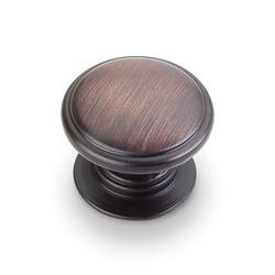 Durham 1-1/4 Inch Diameter Dark Brushed Antique Copper Cabinet Knob