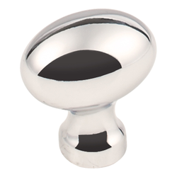 Bordeaux Cabinet Knob 1-3/16 inch L, Polished Nickel