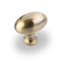 Lyon 1-9/16 Inch Diameter Antique Brass Cabinet Knob
