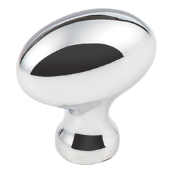 Lyon Cabinet Knob 1-9/16 inch L, Polished Chrome