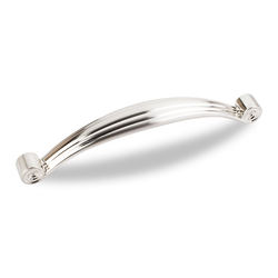 Lille 5-1/16 Inch Center to Center Satin Nickel Cabinet Pull
