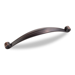 Lille 6-5/16 Inch Center to Center Dark Brushed Antique Copper Cabinet Pull