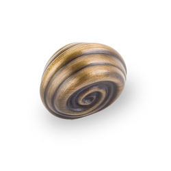 Lille 1-1/4 Inch Diameter Antique Brushed Satin Brass Cabinet Knob