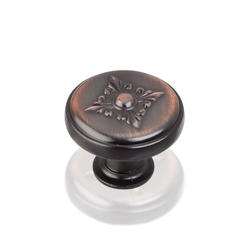 Lafayette 1-3/8 Inch Diameter Dark Brushed Antique Copper Cabinet Knob