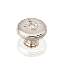 Lafayette 1-3/8 Inch Diameter Satin Nickel Cabinet Knob