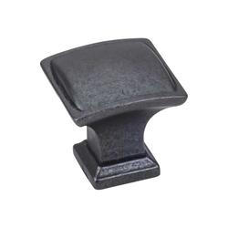 Annadale 1-1/4 Inch Diameter Gun Metal Cabinet Knob