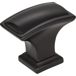 Annadale 1-1/2 Inch Diameter Matte Black Cabinet Knob