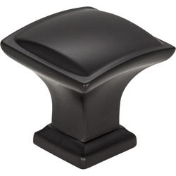 Annadale 1-1/4 Inch Diameter Matte Black Cabinet Knob