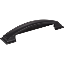 Annadale 5-1/16 Inch Center to Center Matte Black Cabinet Cup Pull