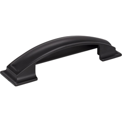 Annadale 3-3/4 Inch Center to Center Matte Black Cabinet Cup Pull