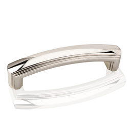 Delgado 3-3/4 Inch Center to Center Polished Nickel Cabinet Pull