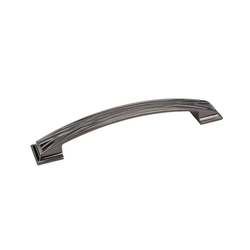 Aberdeen 6-5/16 Inch Center to Center Brushed Black Nickel Cabinet Pull