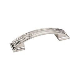 Aberdeen 3-3/4 Inch Center to Center Satin Nickel Cabinet Pull
