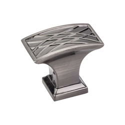 Aberdeen 1-1/2 Inch Diameter Brushed Black Nickel Cabinet Knob